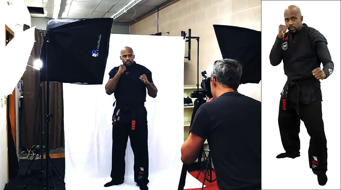 Photo Shoot with Jerome Robinson from Team Robinson MMA and Fitness